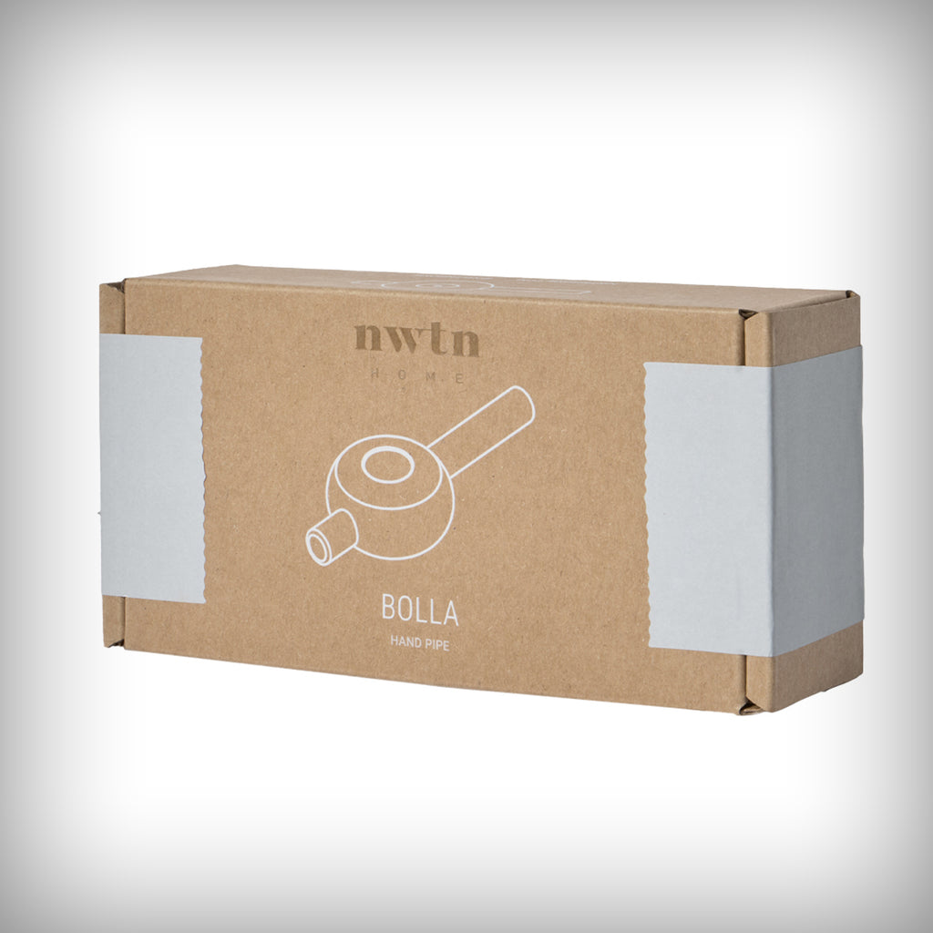 Front of NWTN Home Bolla Hand Pipe retail box