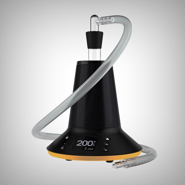 Front view of the Arizer XQ2 desktop vaporizer