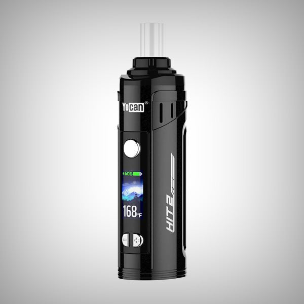 Front view of the Yocan HIT 2 portable dry herb vaporizer