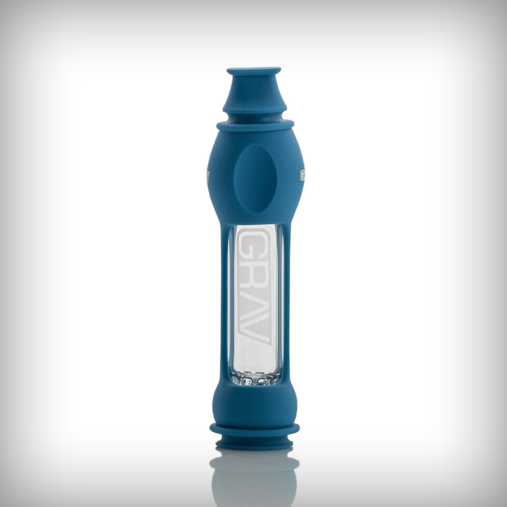 GRAV 16mm OctoTaster with blue silicone skin