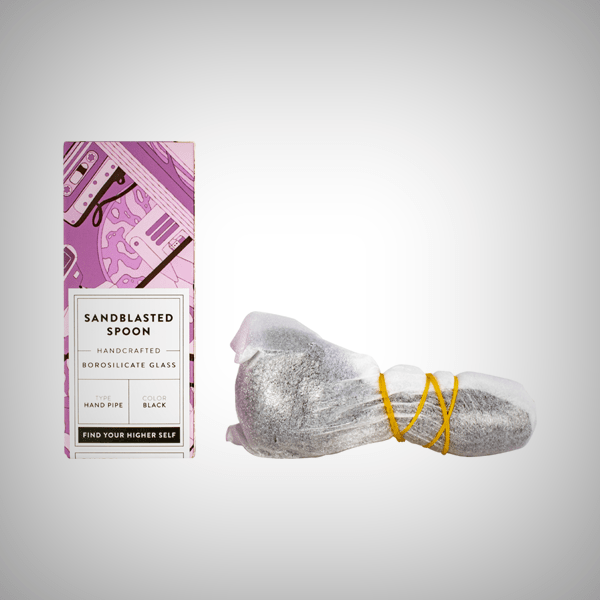 GRAV Sandblasted Spoon Pipe deep bowl detail