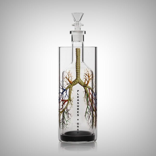 GRAV gravity bong with glass chambers
