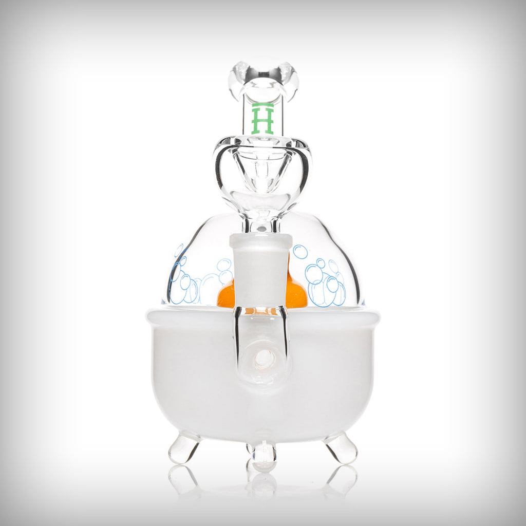 HEMPER Ducky water pipe straight-on view with centered 14mm bowl
