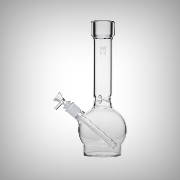 Handmade 12-inch glass bong for smooth airflow