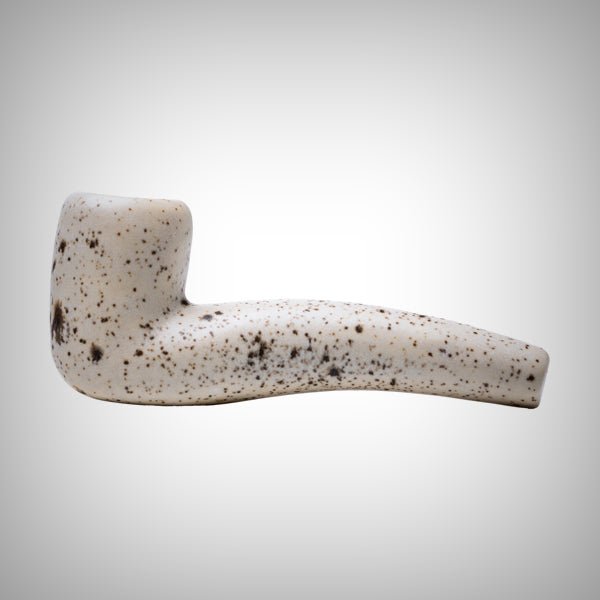Handmade mini sherlock pipe with boho glaze finish