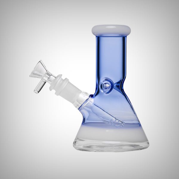 Human Grade 6 inch beaker water pipe with ice catcher