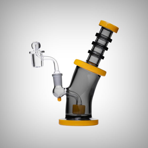 Human Grade 8 inch bent neck dab rig glass