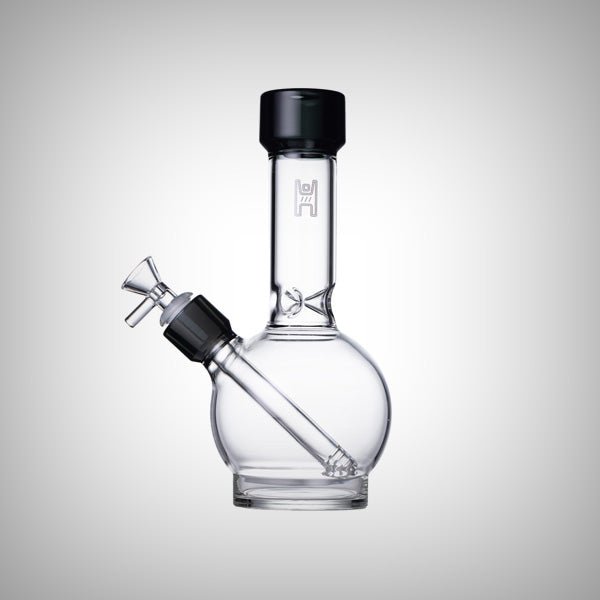 Human Grade 9-inch Ball Glass Bong with rounded chamber