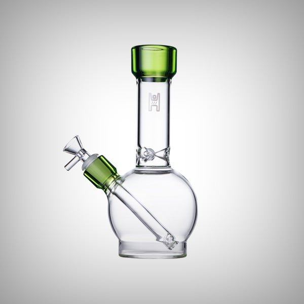 Human Grade 9-inch water pipe with included bowl and downstem