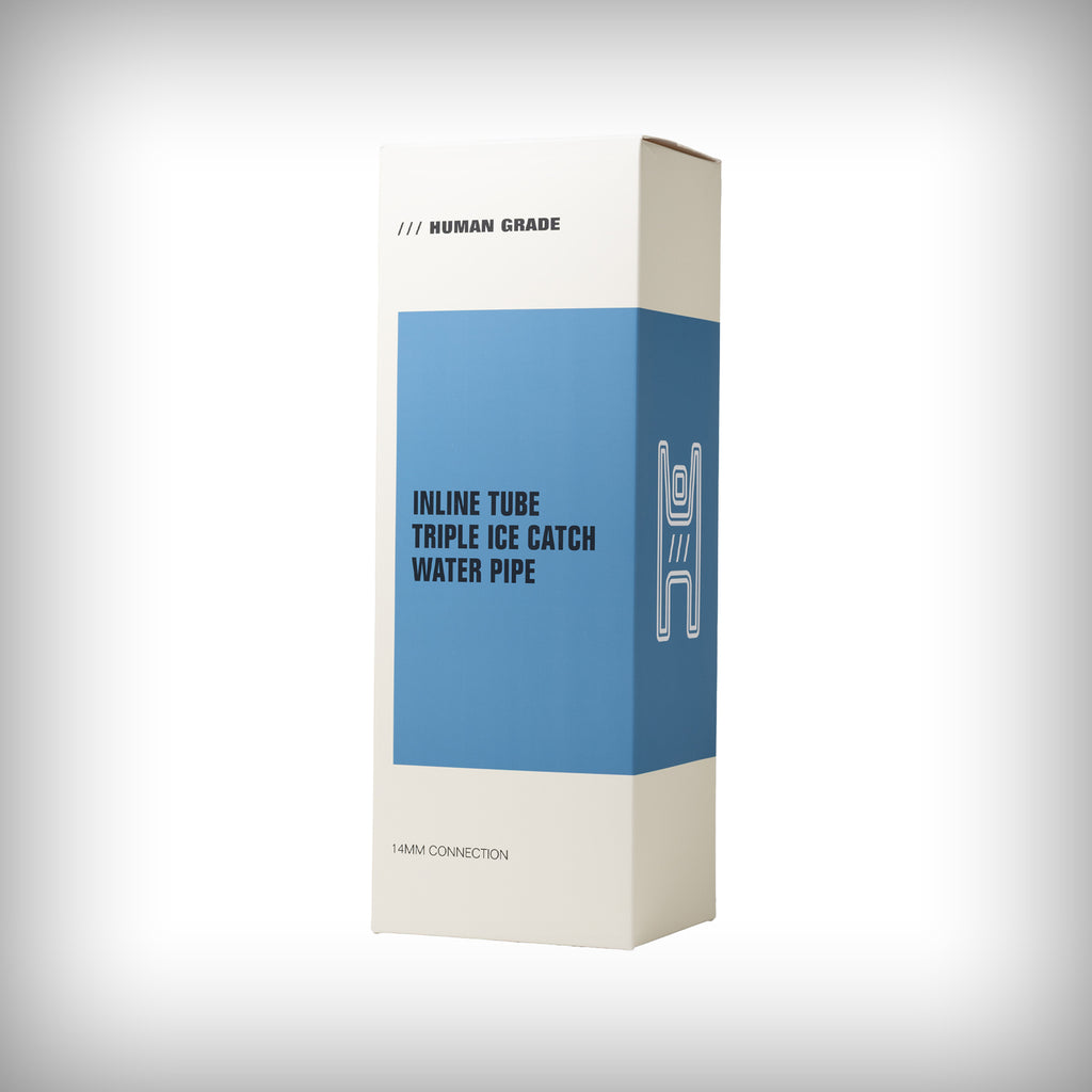 Human Grade Inline Tube Triple Ice Catch product packaging box front view