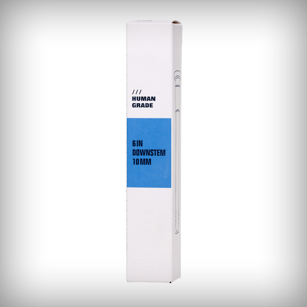 Human Grade downstem retail packaging shown from the front