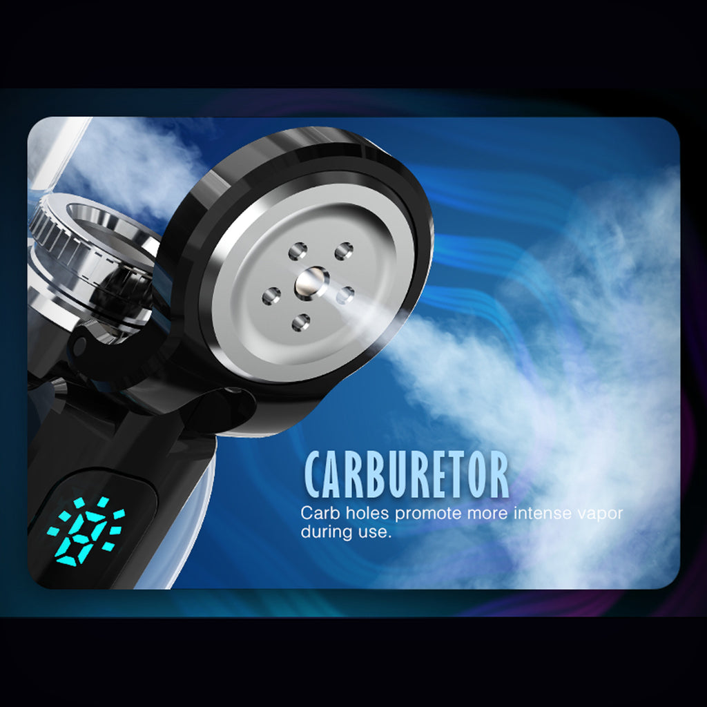 LOOKAH Dragon Egg electric dab rig carburetor and airflow control detail