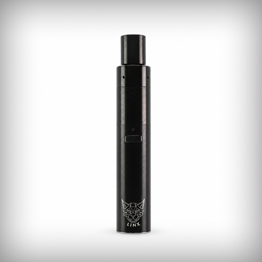 Linx Blaze vape pen in Onyx finish on a white background