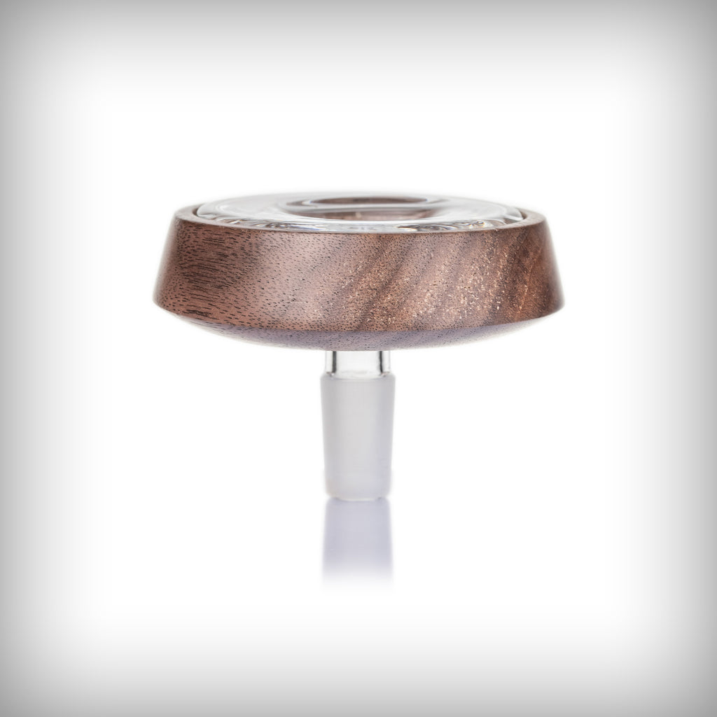 MJ Arsenal Altitude removable 14mm glass slide with dark wood accent