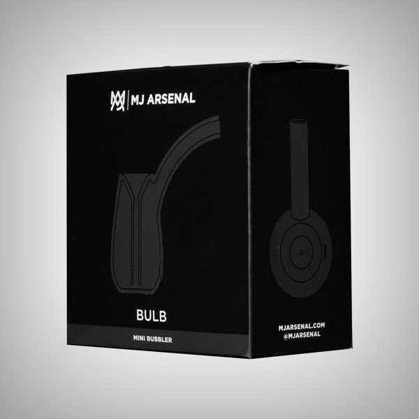 MJ Arsenal Bulb Mini Bubbler in compact borosilicate glass design