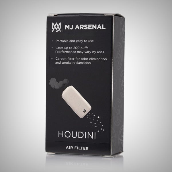 MJ Arsenal Houdini smoke filter display box and filters
