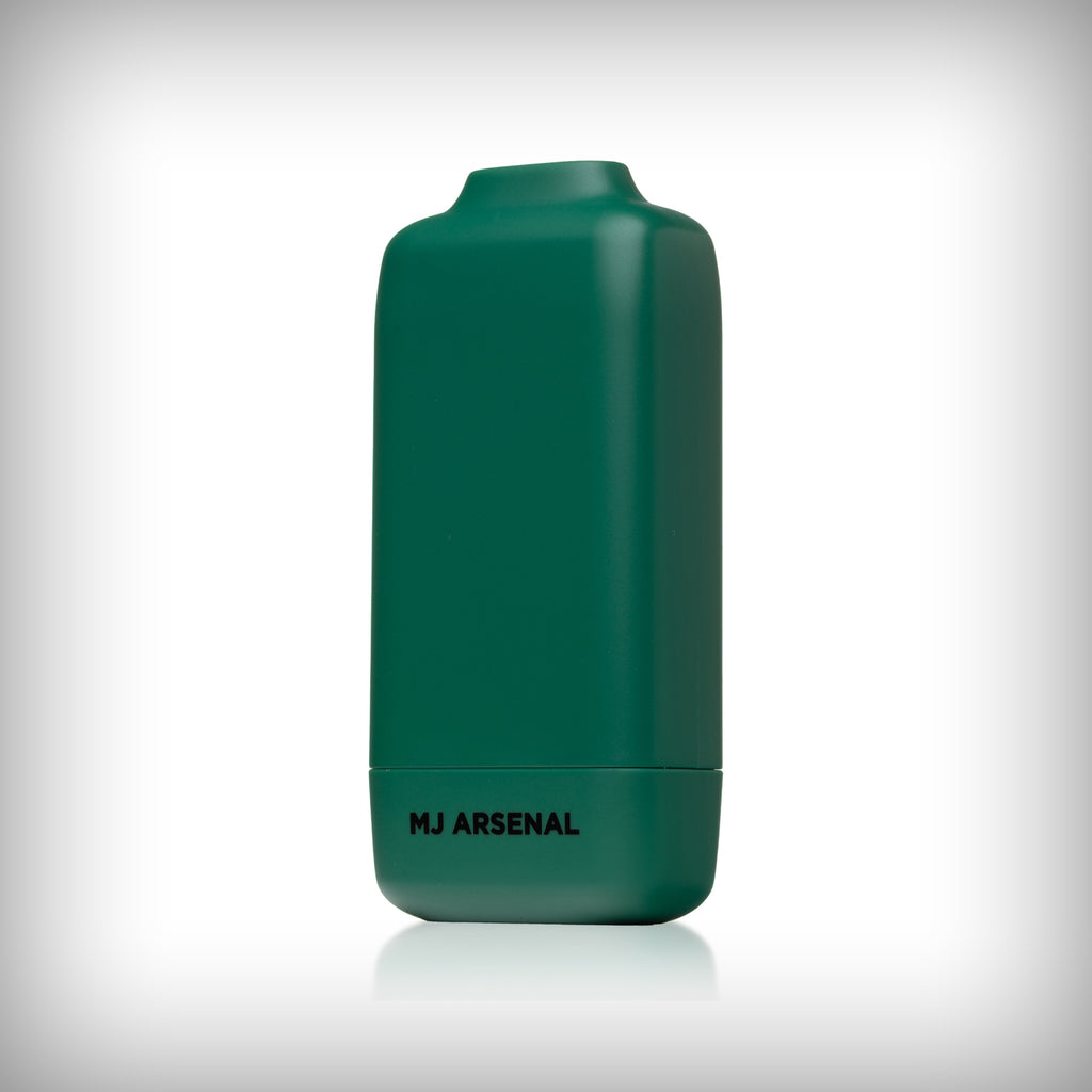 MJ Arsenal Houdini smoke filter in green Cactus finish, front view