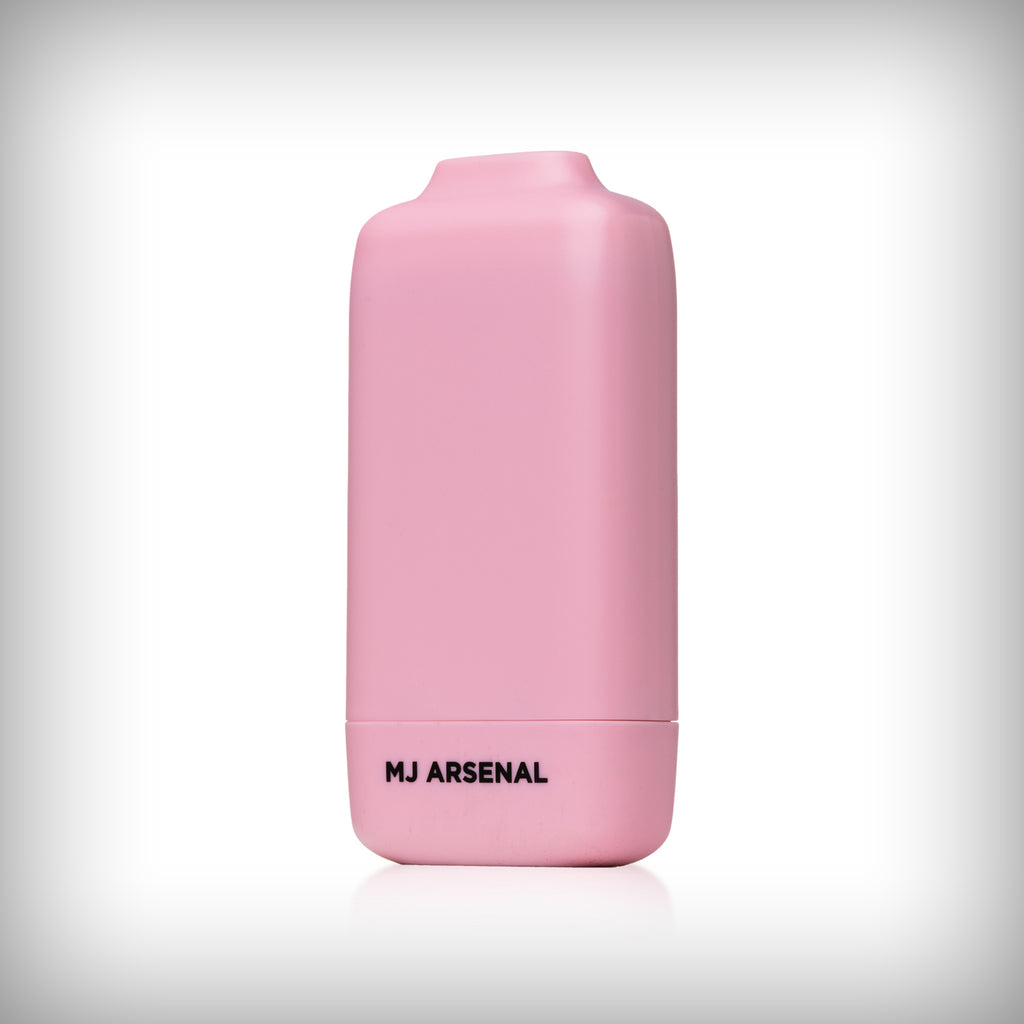MJ Arsenal Houdini smoke filter in pink Blush finish, front view