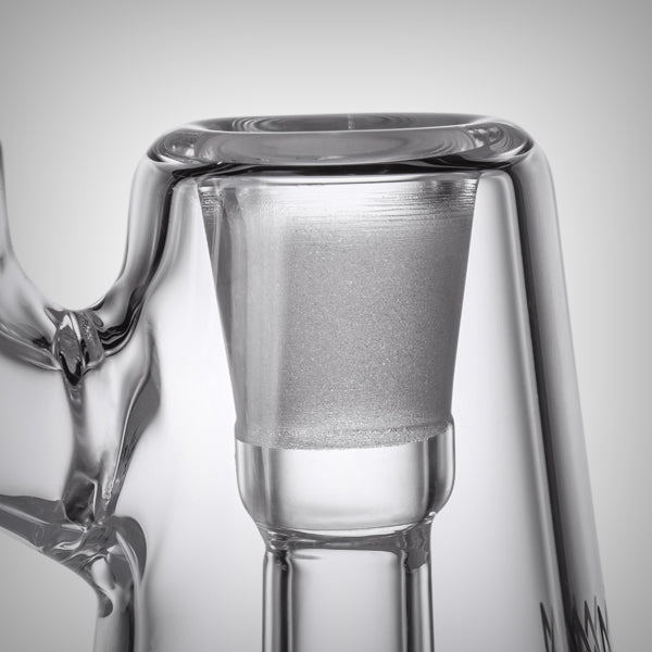 MJ Arsenal Lumina Bubbler close-up showing internal percolator slots