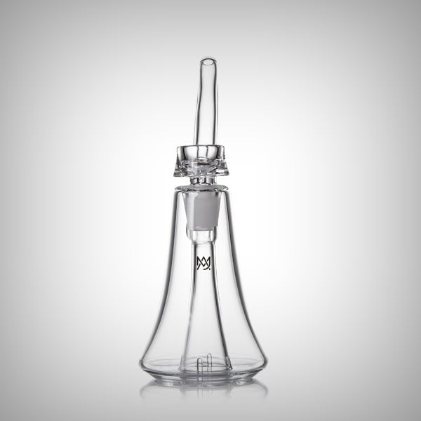 MJ Arsenal Lumina Bubbler elevated angle showing bowl and mouthpiece
