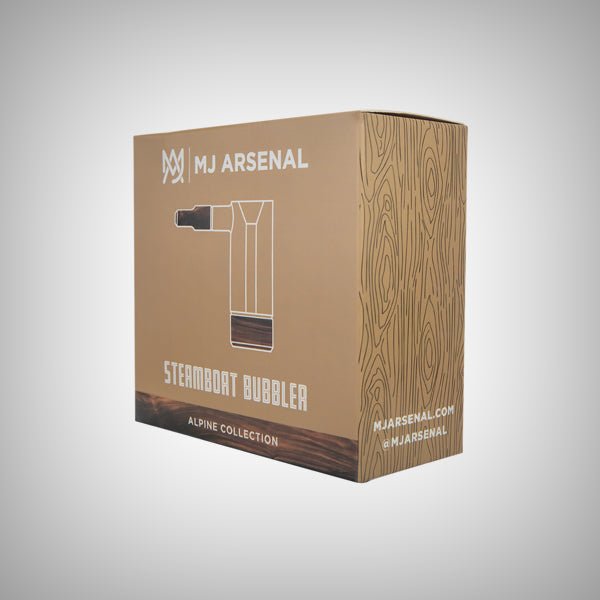 MJ Arsenal Steamboat Bubbler retail packaging box