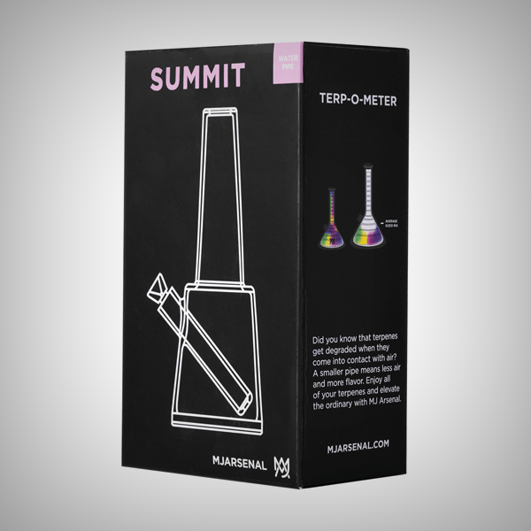 MJ Arsenal Summit bong featuring a stable base design