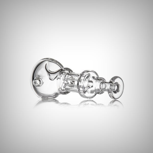 MJ Arsenal Tetra glass hand pipe with four-column grip