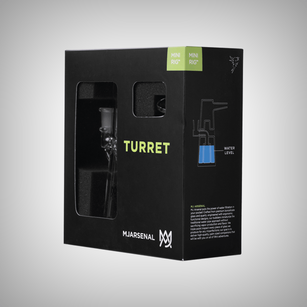 MJ Arsenal Turret dab rig with turret perc design