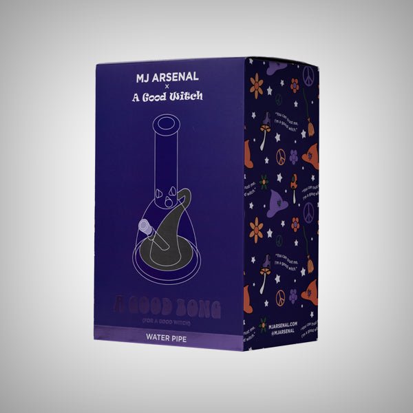 MJ Arsenal x A Good Witch A Good Bong retail packaging