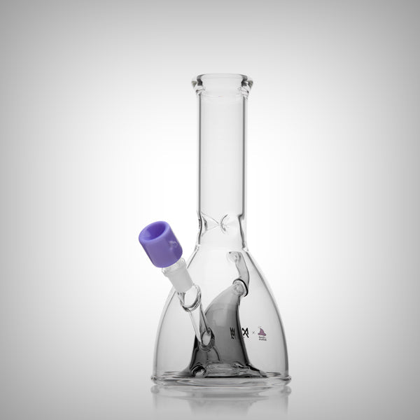 MJ Arsenal x A Good Witch A Good Bong with purple 14mm bowl and clear glass chamber