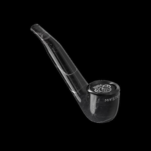Myster PYPE PRO Marble Black 510 battery viewed from above with LED display visible