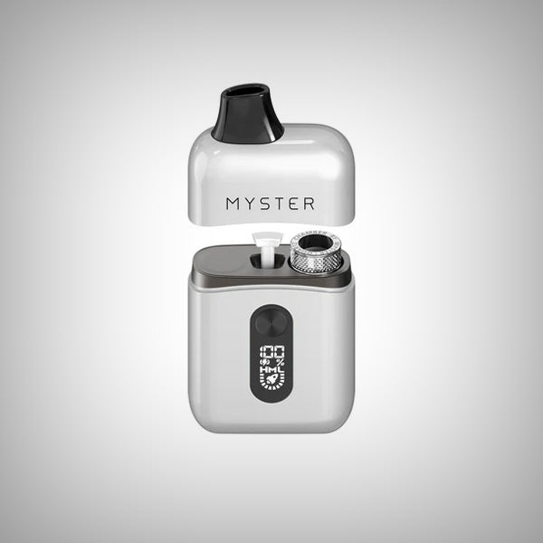 Myster WaxBox portable concentrate vaporizer with ceramic loading tool