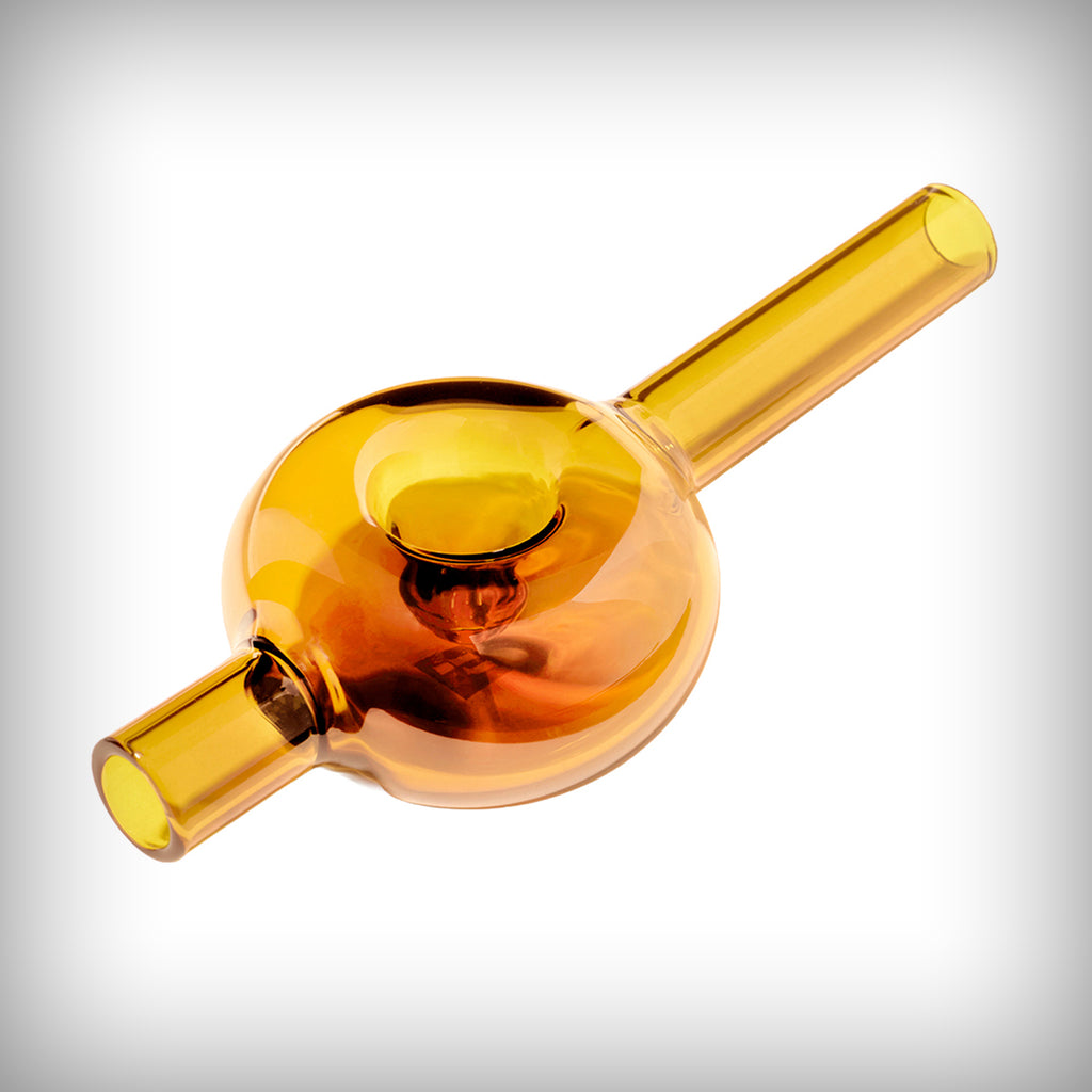NWTN Home Bolla Hand Pipe in Baltic Amber borosilicate glass