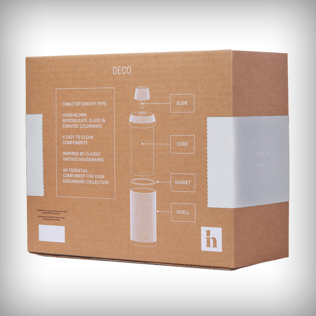 NWTN Home Deco Gravity Bong retail box and product packaging