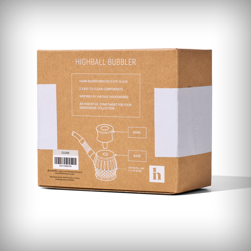 NWTN Home Highball Bubbler retail packaging with product branding