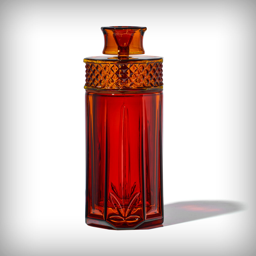 NWTN Home Highball Gravity Bong in Baltic Amber glass front view