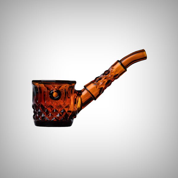 NWTN Home Highball Hand Pipe in Baltic Amber glass