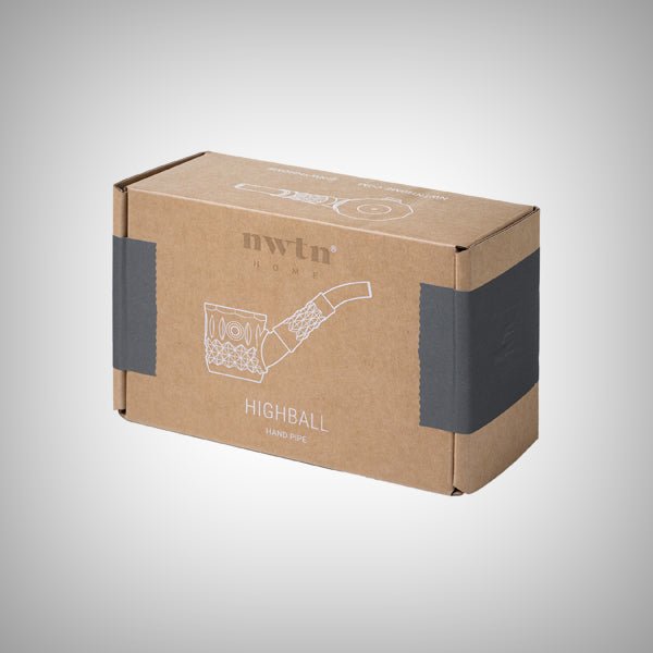 NWTN Home Highball Hand Pipe retail packaging box with NWTN Home branding front