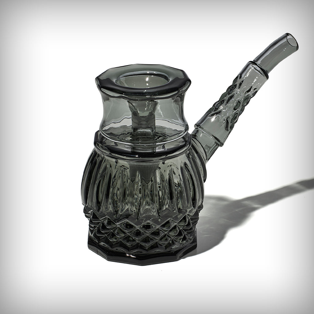 NWTN Home Highball borosilicate glass bubbler in Charcoal