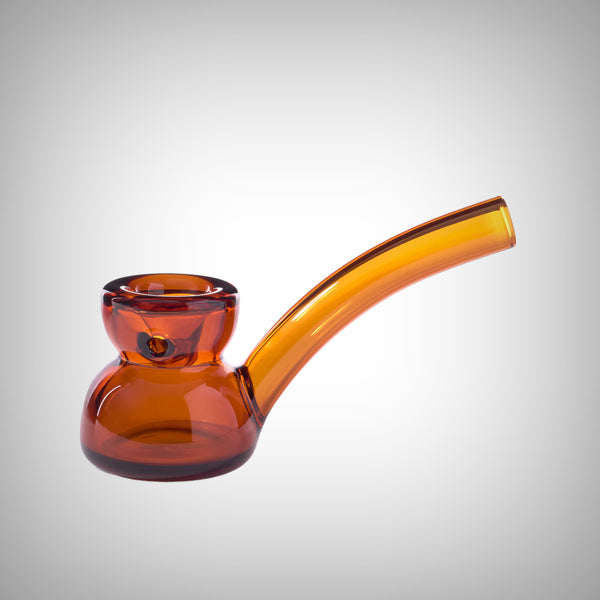 NWTN Home Vesper Hand Pipe in amber glass
