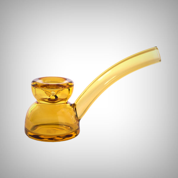 NWTN Home Vesper Hand Pipe in golden yellow glass