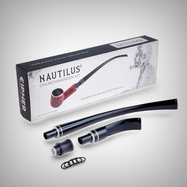 Nautilus Sherlock dry herb vaporizer with wood finish