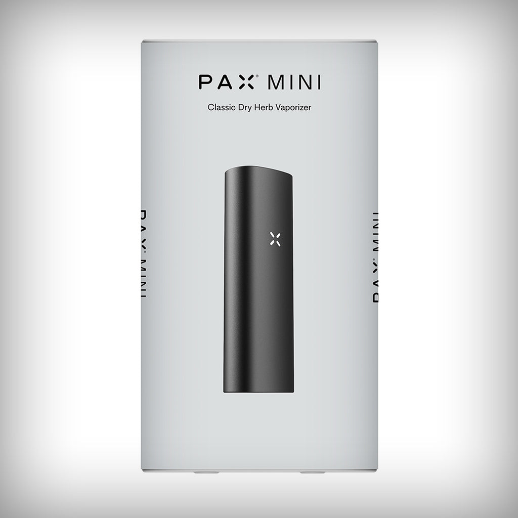 PAX Mini 2 Onyx vaporizer shown with retail packaging