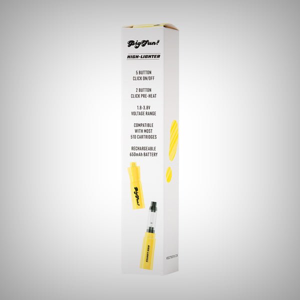 Pink BIGFUN! High-Lighter rechargeable 510-thread concealer battery