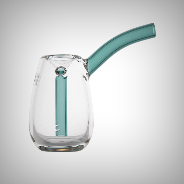 Portable bulb bubbler made from borosilicate glass