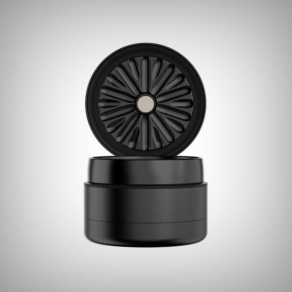 Premium Flower Mill weed grinder with magnetic top lid