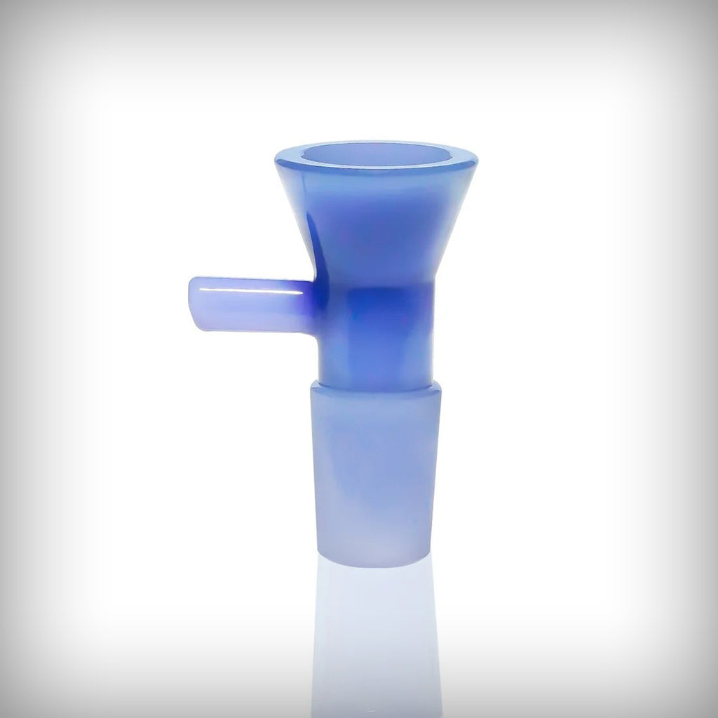 Prism 18mm bowl in Blueberry blue borosilicate glass