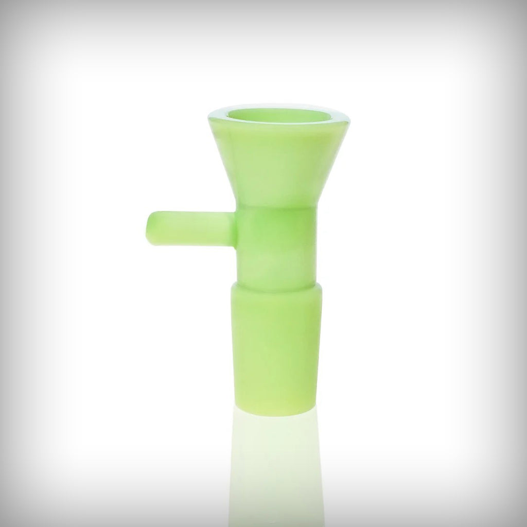 Prism 18mm bowl in Key Lime green borosilicate glass