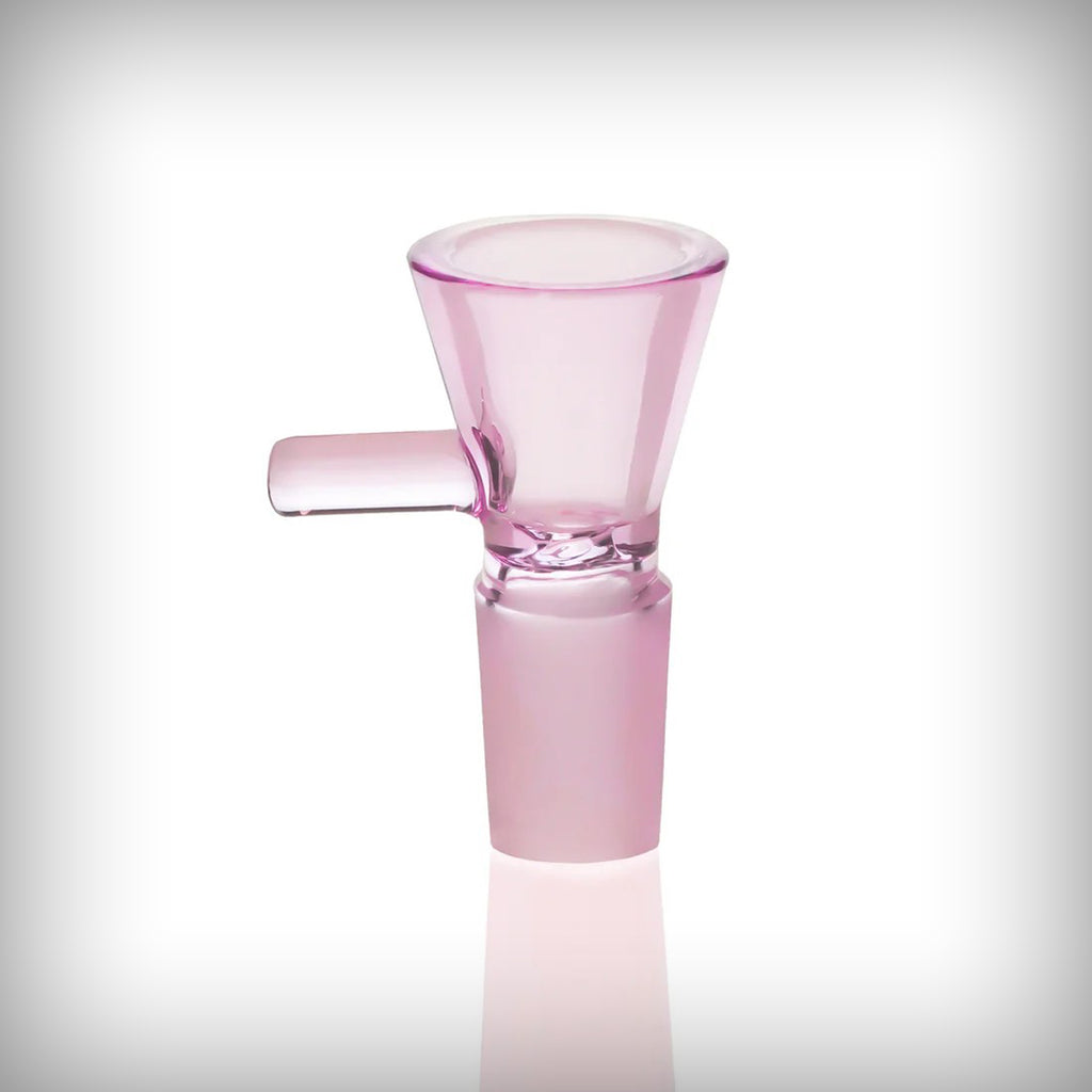 Prism 18mm bowl in Pink Lemonade borosilicate glass
