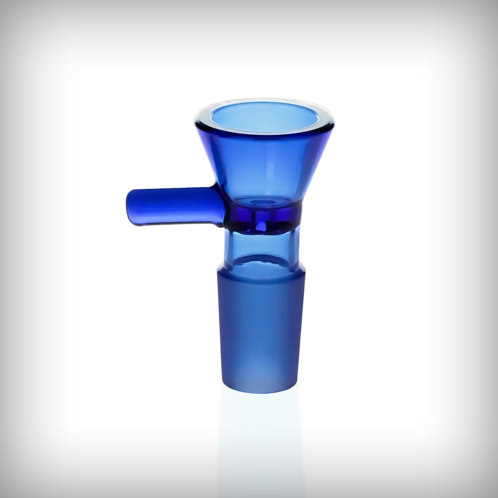 Prism 18mm bowl in Sapphire blue borosilicate glass